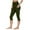 Army Green, variant on Kovlvoll Womens Yoga Pants with Pockets Elastic High Waisted Sports Running Yoga Athletic Capris Pant