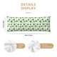 thumbnail image 3 of Fotbe Frogs And Tropical Leaves Funda para Almohada Corporal con Diseño, Funda de Microfibra Ultrasuave de 20x54 Pulgadas, Ropa de Cama Elegante, 3 of 7