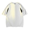 thumbnail image 2 of Mens Short Sleeve Shirts with Pocket Mens T-Shirts White Crew Neck Mens Tee Shirts Casual Stylish Summer Shirts for Men Graphic Tees Clearance recent orders, 2 of 6