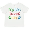 thumbnail image 3 of Inktastic My Nan Loves Me Boys or Girls Toddler T-Shirt, 3 of 5