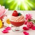 thumbnail image 3 of Delicious Scents Strawberry Cognac Candle, Highly Scented, Glassware, Aromatherapy, All Seasons, 3 of 6