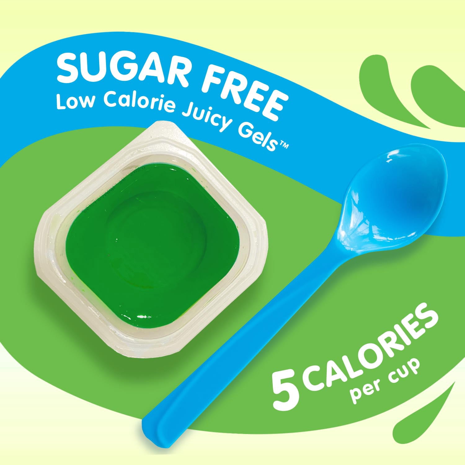 (8 pack) Snack Pack Zero Sugar Lemon Lime Flavored Low Calorie Juicy Gels Cups, Lunchbox Snacks, 3.25 oz., 4-Count
