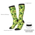 thumbnail image 4 of Rateoe Kiwi and Avocado Pattern Women’s Knee High Crew Socks,Trouser Socks Comfortable, Breathable, Moisture-Wicking and Soft, 4 of 6