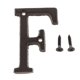 thumbnail image 2 of 2x Hierro Creativo DIY Puerta licencia Carta Etiqueta símbolo Pared Hogar Arte Decoración BLESIY Etiqueta de la letra de la placa de la puerta, 2 of 8