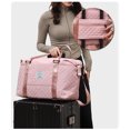 thumbnail image 4 of 100Fens Travel Duffle Bag For Women Sport Gym Tote Bag With Toiletry Bag Large Overnight Bag For Women Girls Travel Gym Bag For Labor, 4 of 6