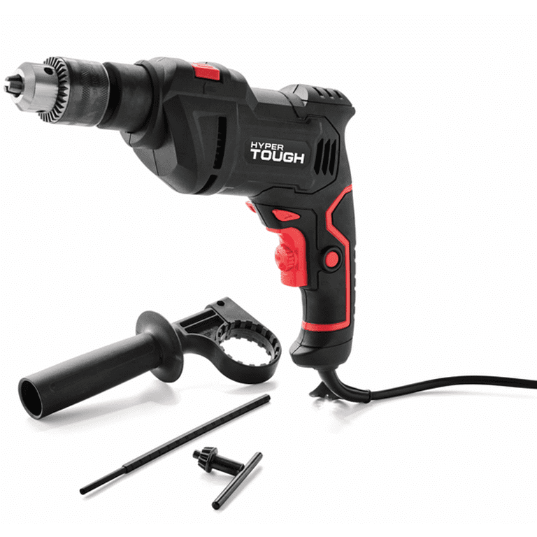 Hyper Tough 6-Amp 1/2-Inch Corded Hammer Drill photo 3