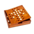 thumbnail image 5 of BESTSKY 2026 New Marble Solitaire Board Games,Wood Brown for Home,Travel,Family,Party,Leisure,Gift, 5 of 7