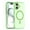 green, variant on For iPhone 16 Plus MagSafe Frosted Translucent TPU + PC Full Coverage Phone Case
