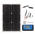 thumbnail image 1 of 100W Solar Panel Kit DC 12V 24V IP67 Waterproof Complete Solar Power Charger with 20A Controller for Outdoor, 1 of 5