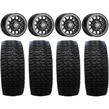 Sedona Sano Bdlk 15×7 Wheels Bk 33 Desert Race Tires Polaris RZR XP 1000 / PRO XP / Ranger XP 900/1000