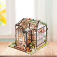 thumbnail image 4 of mini Sunroom Lights Craft Juguetes unisex con muebles Accesorios Modelo para Navidad Adultos Regalos Gloria Casa de muñecas en miniatura, 4 of 9