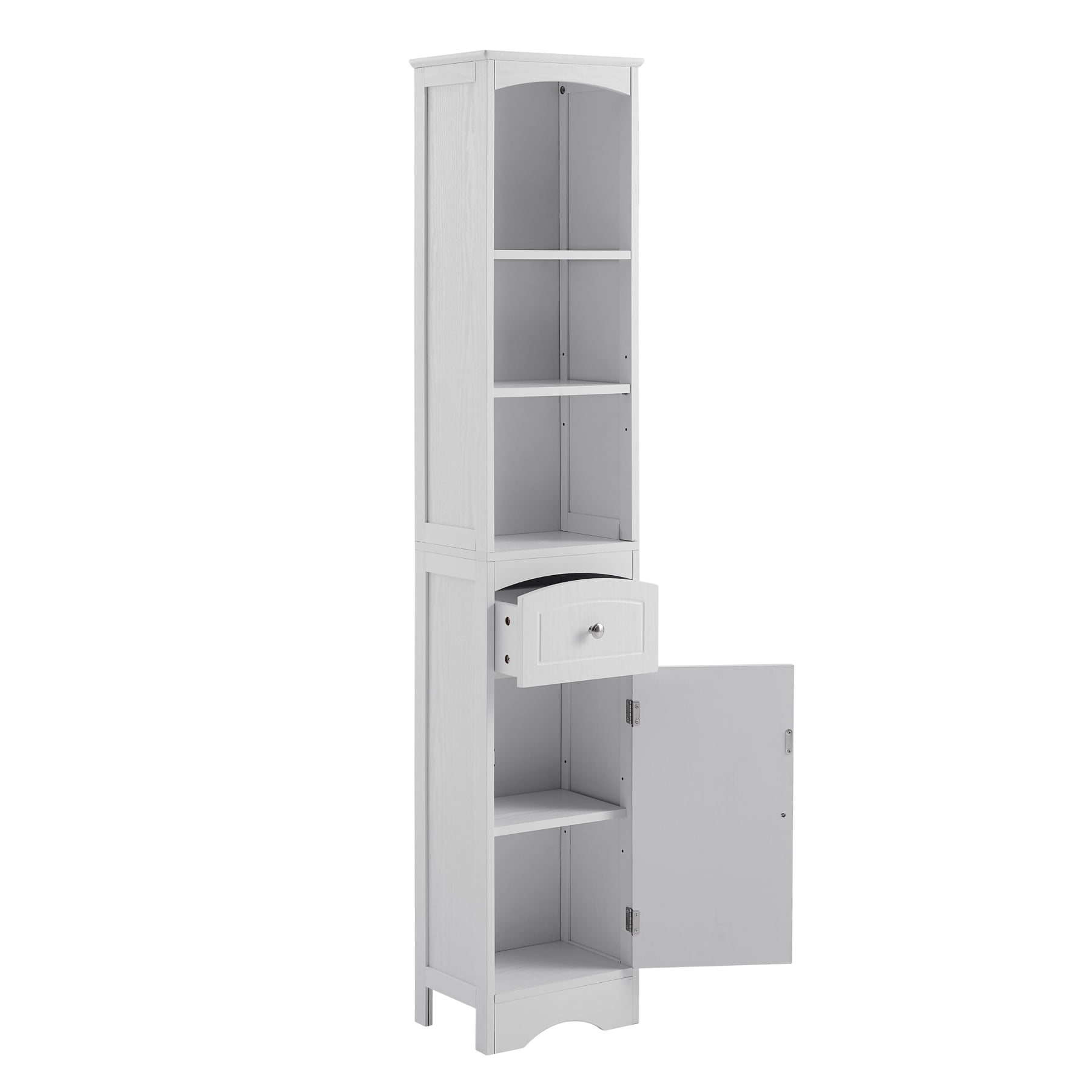 Xahpower Tall Slim Bathroom Freestanding Storage With