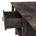 thumbnail image 6 of Pemberly Row Engineered Wood Coffee Table and End Table Set in Dark Gray Hickory, 6 of 8