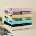 thumbnail image 4 of Musbetu Notebook Shell Universal Waterproof Interchangeable INS A5 6-Hole Binder Faux Leather Loose Leaf Cover for Gift, 4 of 7