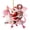 Pink, variant on ZMKIAG Acrylic Ornament of Santa Riding a Dragon - Unique Fantasy Themed Christmas Tree Decoration, Delicate Magical Figurine for a Whimsical and Festive Holiday Display