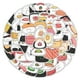thumbnail image 1 of Paquete de pegatinas para sushi y arroz con algas marinas, 60 unidades, impermeables, anime, 1 of 3