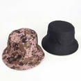 thumbnail image 2 of Odeerbi Hawaii Beach Hats for Men Women Reversible Bucket Hat for Sun Protection Sun Hat Camouflage Pattern Fisherman Hats Wear Outdoor Sunscreen Coffee, 2 of 4