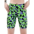 thumbnail image 4 of PULLIMORE Womens Camo Yoga Leggings Biker Shorts with Pockets High Waist Camouflage Active Workout Pants (2XL, Green), 4 of 7