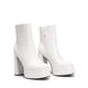thumbnail image 5 of Botines de Plataforma para Mujer DREAM PAIRS Blancos Talla 8, 5 of 7