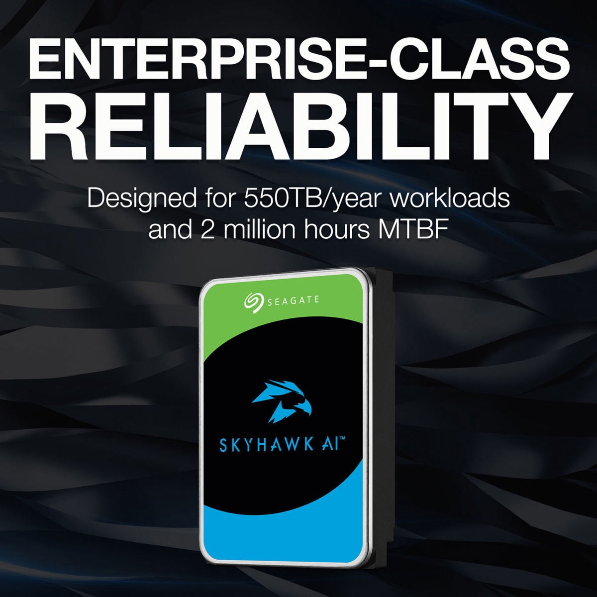 Seagate Skyhawk AI 24TB Video Internal Hard Drive HDD 3.5 Inch SATA 6Gb/s 512MB Cache 4pk