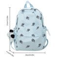 thumbnail image 2 of Mochila escolar Mochilas casuales para niñas Mochila de viaje versátil Azul, 2 of 8