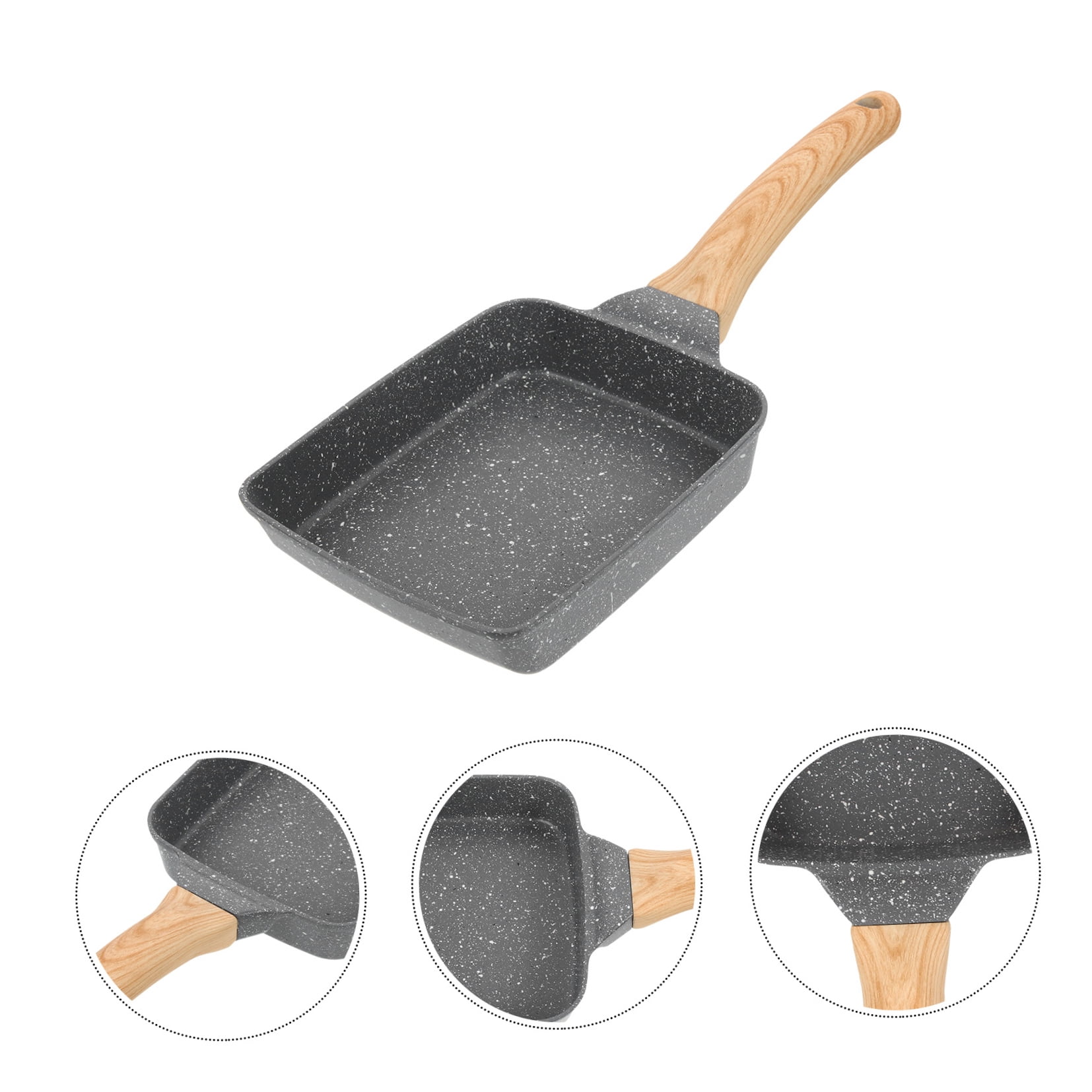 ETHZZLE Non Stick Frying Pan Stone Easy to Clean for Home Users 1Pack