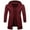 Wine Red, variant on Faithtur Men’s Hoodie Long Cardigan Jacket Slim Fit Open Front Hooded Cloak Coat Fall Winter Clothes