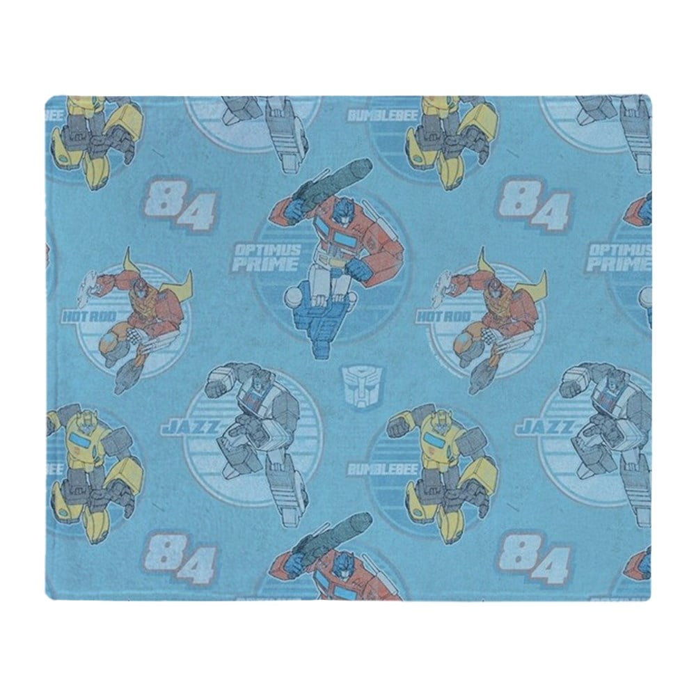 Transformers Bumblebee & Optimus Prime No-Sew 43" x 55" Fleece Blanket Throw Kit 