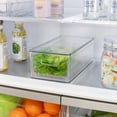 thumbnail image 3 of Mainstays Plastic Pull-Out Colander Bin with Removable Drainage Tray, Large, Clear, Ideal Use for Storage and Transport, 3 of 10