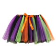 thumbnail image 2 of Birdeem Jupe Princesse en Tulle Multicolore pour Bébé Fille Jupe à Nœud Multicolore, 2 of 12