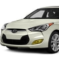 thumbnail image 5 of DNA Motoring FL-HV12-LED-AM For 2012 to 2016 Veloster LED DRL Srtip Front Bumper Driving Fog Light Amber Lens 13 14 15, 5 of 5