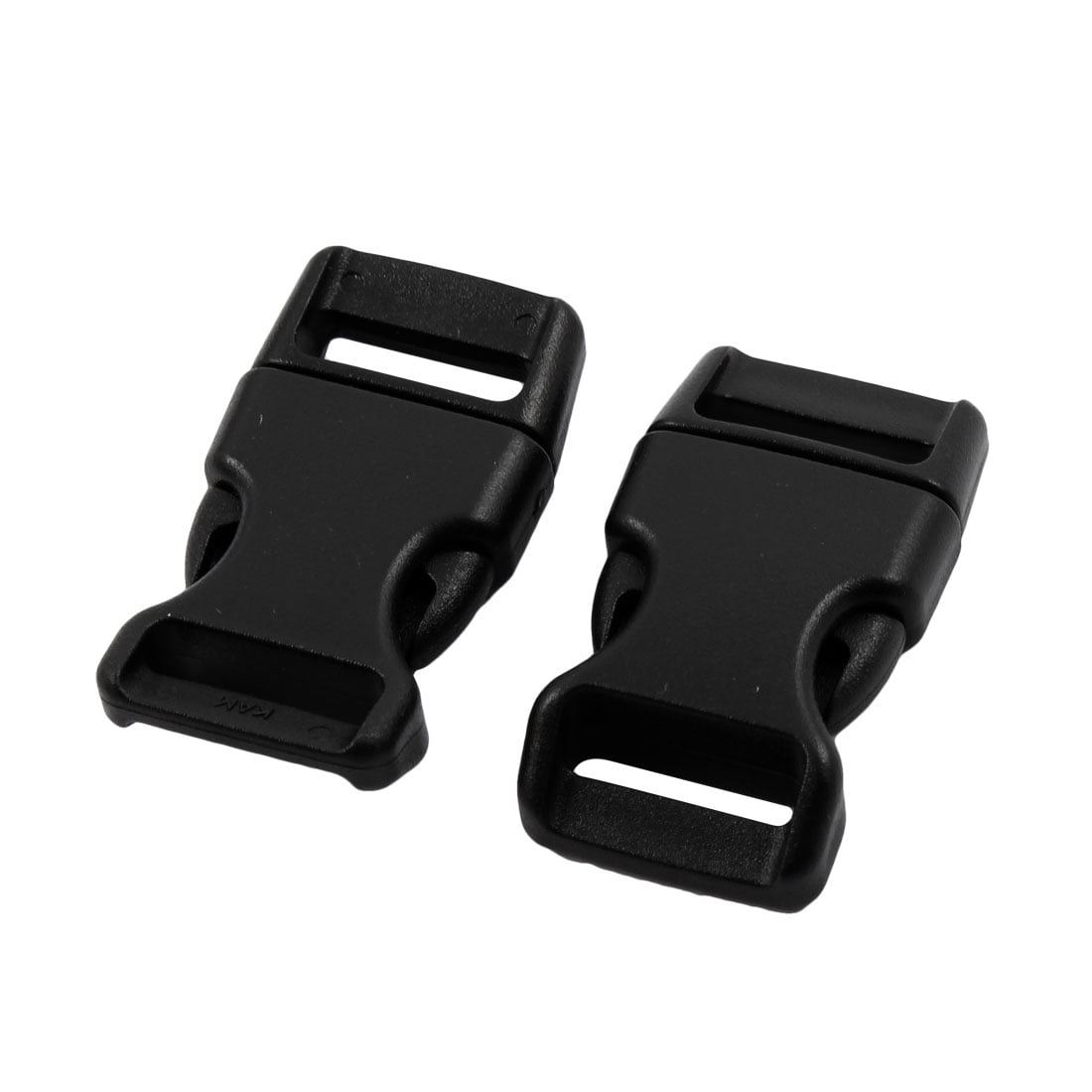 Backpack Strap Plastic Connecting Side Quick Release Buckle Black 16mm
