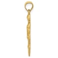 thumbnail image 2 of 14K Yellow Gold Hockey Player with Stick & Puck Charm Pendant Necklace with Chain for Men, 2 of 5