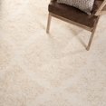 thumbnail image 6 of SAFAVIEH Abstract Rachelle Trellis Wool Runner Rug, Ivory/Beige, 2'3" x 8', 6 of 11