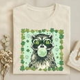 thumbnail image 5 of Lucky Shamrock Raccoon Shirt, St. Patrick’s Day Gift Tee, Shamrock Raccoonn T-shirt, 5 of 5