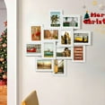 thumbnail image 2 of Homebeez 12 Slot Wall Hanging Wood Collage Picture Frame,Gallery Wall Frame Set 4*6, 2 of 6