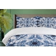 thumbnail image 4 of Ambesonne Indigo Paisley Duvet Cover Sets, Old Fashion Art, 2-Queen, Indigo and Grey, 4 of 6
