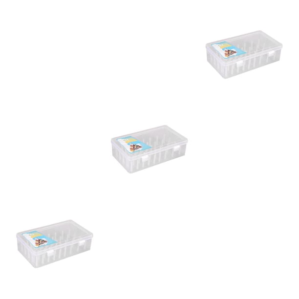 Advancent Caja de hilo de coser, 42 carretes, almacenamiento de hilos de plástico, bordado vacío, punto de cruz, contenedor transparente para coser a Type1 NO1 Advancent CBP589557