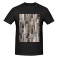 thumbnail image 4 of Bingfone Wooden Texture Men'S Loose Fit Short-Sleeve Pocket T-Shirt, 4 of 7