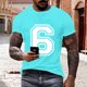 thumbnail image 1 of Tops para hombre, blusas y camisas de cuello redondo y manga corta para hombre, blusas estampadas de moda para hombre, jersey de cuello redondo y manga corta, blusa de poliéster para hombre., 1 of 6