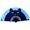 G, variant on Crazyview wouwaft 33cm Large Folding Hand Rave Fan Chinease/Japanese Gradient Colorful Reflective Fan Party Dance Fan Gifts Music Festival Fan (K)