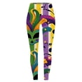 thumbnail image 3 of Womens Casual Carnival Colorful Feather Printing Tight Lifting Leggings Pants Ruched Leggings Nylon Leggings Leggings with Pockets And Lace Cute plus Size Clothes Winter Leggings plus Size Sunflower, 3 of 3