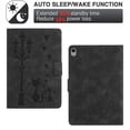 thumbnail image 2 of for iPad Mini 5/4/3/2/1 7.9" 2019/2015/2014/2013/2012 Case PU Leather Folio Tablet Cover, Smart Auto Wake/Sleep Flip Stand Case Embossed Pattern Magnetic Clasp Protective Case, Black, 2 of 9