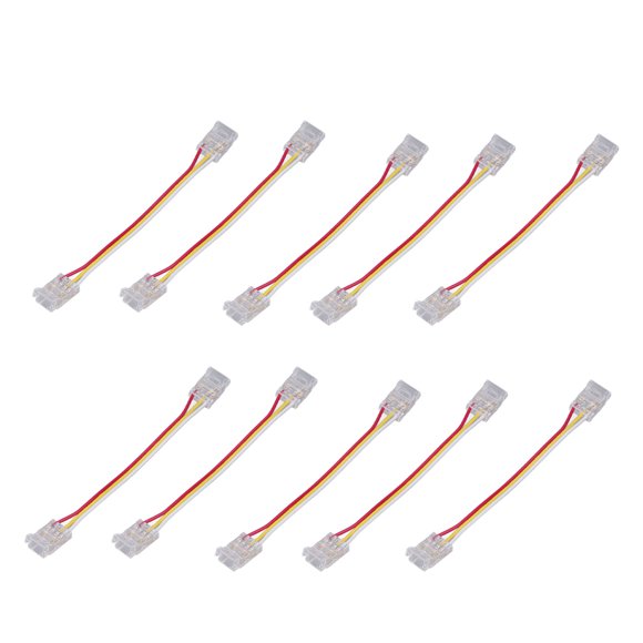 COB Light Strip Connector,10pcs LED Strip Light COB Light Strip Connector Pin LED Strip Accessories Built for the Future