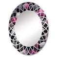 thumbnail image 2 of DESIGN ART Designart "Pink Grey Pink White Shells Seashore Collage" Animals Modern Wall Mirror 20in.x30in., 2 of 4