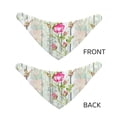thumbnail image 6 of Goofa Vintage Wood Background with Floral Pattern Pet Scarf Bandana - Adjustable and Comfortable,Dog Scarf Bib Kerchief Breedfor Dogs and Cats-Large, 6 of 8