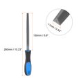 thumbnail image 2 of Unique Bargains Triangular File 6' High Carbon Hardened Steel Double Cut Hand Rasp with Plastic Handle, 2 of 5