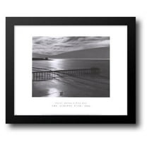 FrameToWall - The Scripps Pier 24x20 Framed Art Print by Adams, Ansel