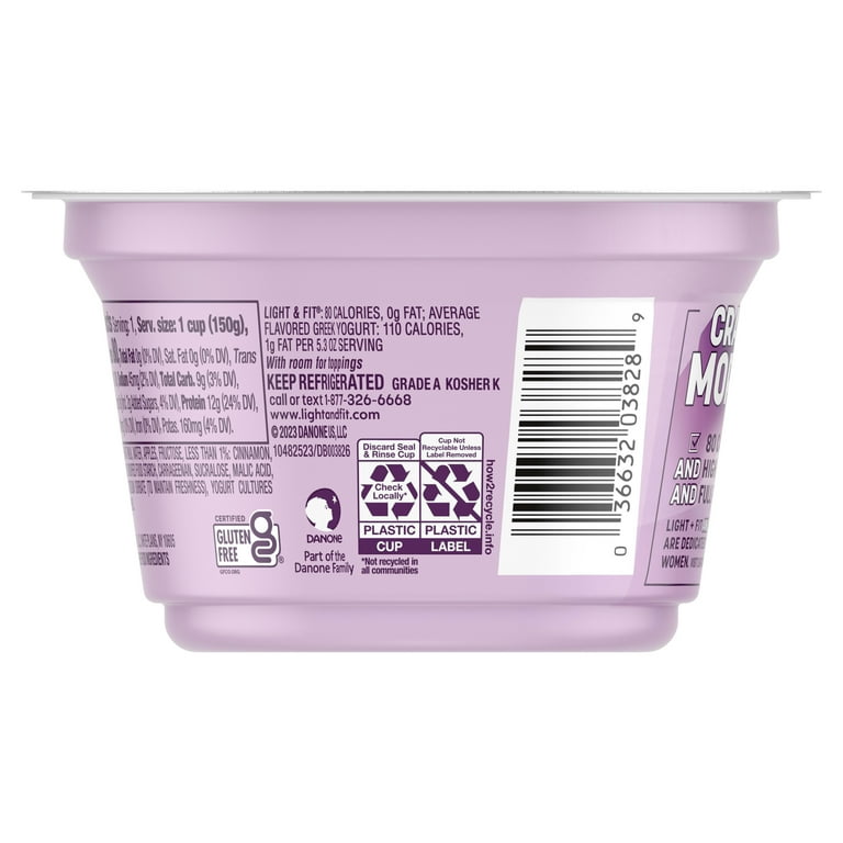 Dannon Light And Fit Have Live Cultures Shelly Lighting