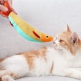 thumbnail image 4 of Yyuenw CatsToys Saury Fish, Catnip Crinkle Sound Toys Soft and Durable, Interactive Cat Kicker Toys for Indoor Kitten Exercise 8 inches for All Breeds Cat Chew Plush Birthday, 4 of 5